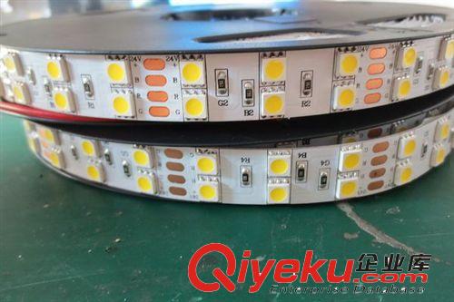 工程亮化120顆雙排5050LED軟燈條 rgb雙排LED5050軟燈帶 12/24V