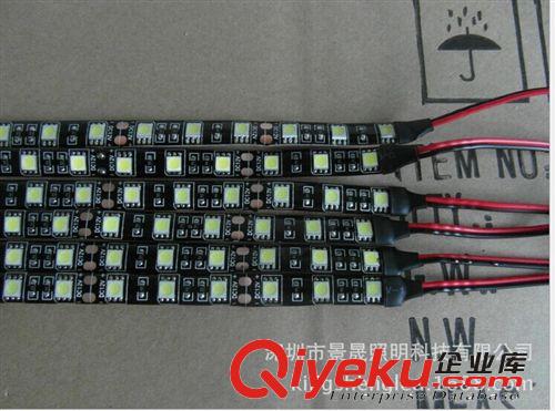 LED5050軟燈條 黑色板LED5050防水軟燈帶 12V/24V 晶元5050光條