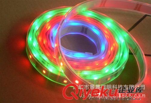 深圳供應外貿32燈LED5050全彩軟燈條 WS2801軟燈條 套管滴膠防水原始圖片2