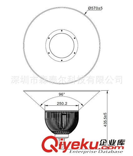 80W LED 工礦燈 IP65 防水 AC85-277V