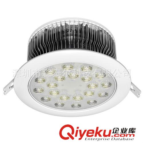 6寸 高亮鰭片18W LED筒燈廠家直銷