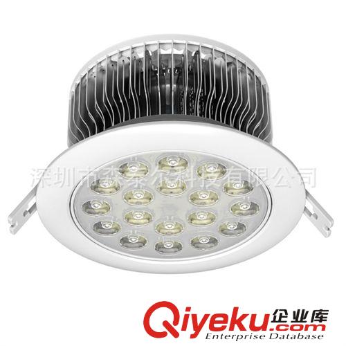 6寸 高亮鰭片18W LED筒燈廠家直銷