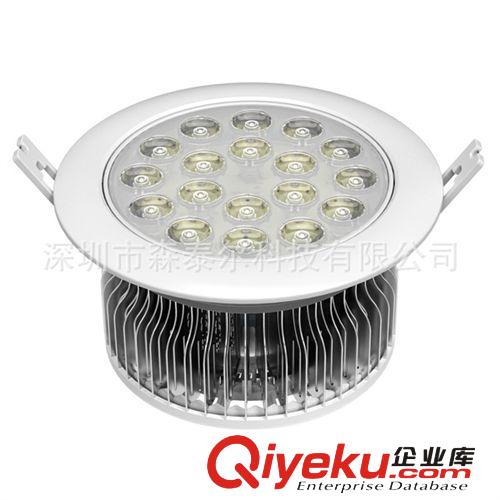 6寸 高亮鰭片18W LED筒燈廠家直銷