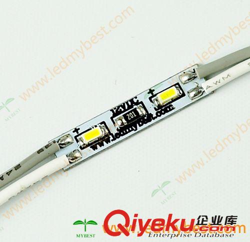正白 LED樹脂字模組 SMD3014模組 不防水 兩燈裸板 LED發(fā)光字原始圖片2