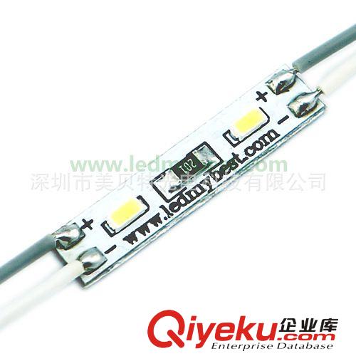 正白 LED樹脂字模組 SMD3014模組 不防水 兩燈裸板 LED發(fā)光字原始圖片3