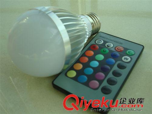 LED節能燈 3W 5W 9W 12W RGB球泡 七彩球泡 七彩射燈 KTV舞臺燈原始圖片2