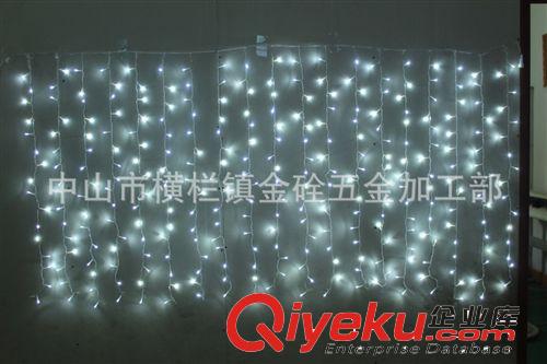 【廠家直供】　LED電池燈供電藍光五角星