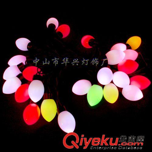 【生產(chǎn)廠家直銷】節(jié)日裝飾燈串 圣誕婚慶藍色蠟燭LED彩燈