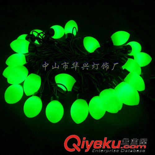 【生產(chǎn)廠家直銷】節(jié)日裝飾燈串 圣誕婚慶藍(lán)色蠟燭LED彩燈