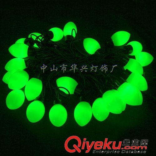 【原廠銷售】 蠟燭形狀5米25燈綠光LED燈串 圣誕裝飾串燈原始圖片3