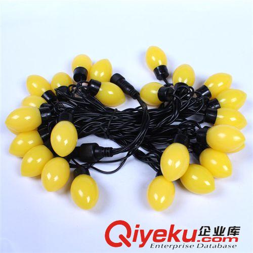 【古鎮(zhèn)廠家銷售】 蠟燭圖案5米25燈黃光LED燈串 圣誕節(jié)裝飾串燈原始圖片2