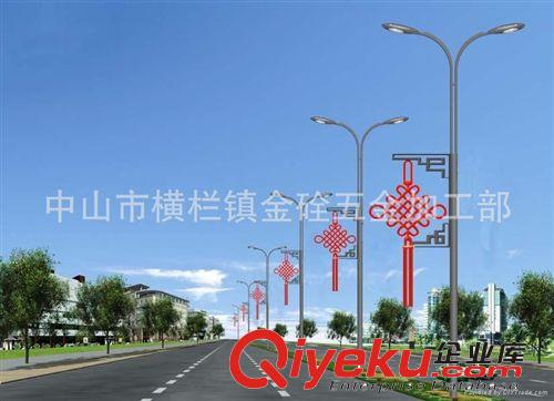 路燈桿LED照明 中國結 LED中國結 亞克力中國結