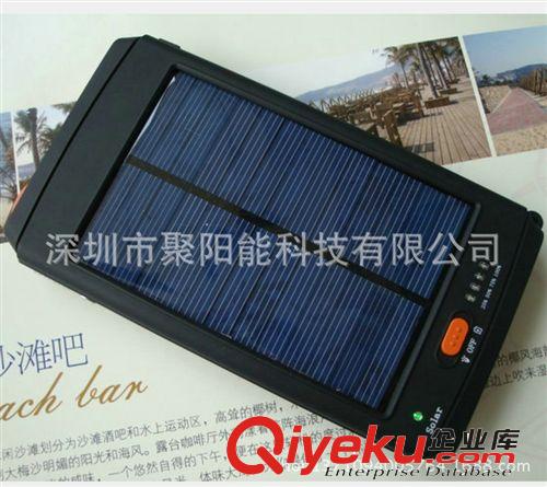 廠家直銷15W太陽能移動電源  帶3WLED照明便攜備用電源
