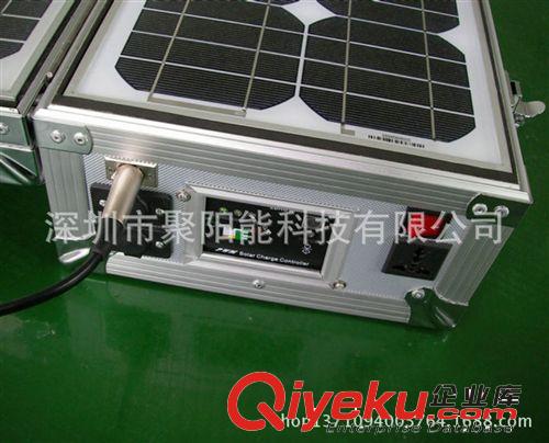 廠家直銷太陽能移動電源箱 40W手提拉桿便攜式電源箱