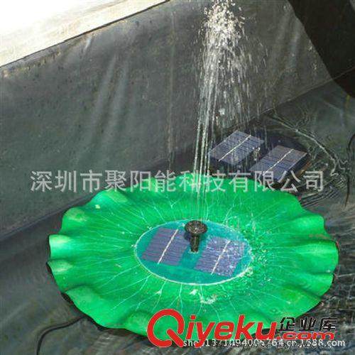 廠家直銷戶外景觀荷葉太陽能噴泉原始圖片2