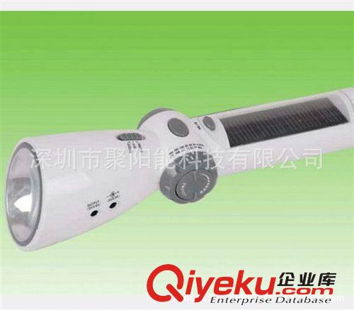 廠家直銷太陽能多功能手搖手電筒原始圖片3