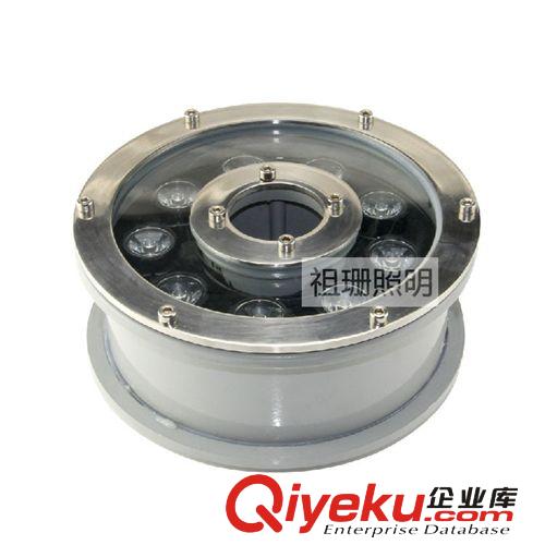 led 6W9W12W水下噴泉燈 水下彩燈 水下裝飾燈 水下壁燈 燈飾燈具原始圖片2