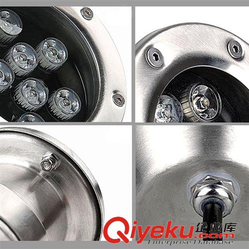 led大功率3W6W9W12W15W18W低壓水下燈 水下彩燈 魚池燈 燈飾燈具原始圖片3