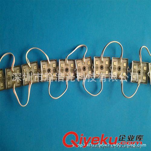 廠(chǎng)家供應(yīng) LED5050模組 四燈膠殼模組5050 4燈模組 3535方形模組