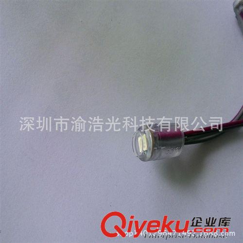 廠家直銷 超高亮 LED貼片外露燈串 LED5050紅光外露燈 直徑12mm