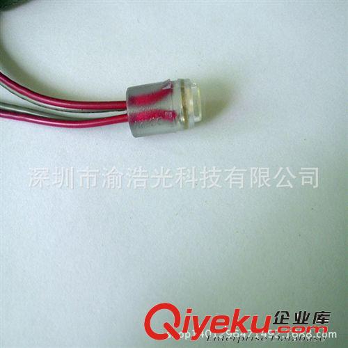 廠家直銷 超高亮 LED貼片外露燈串 LED5050紅光外露燈 直徑12mm