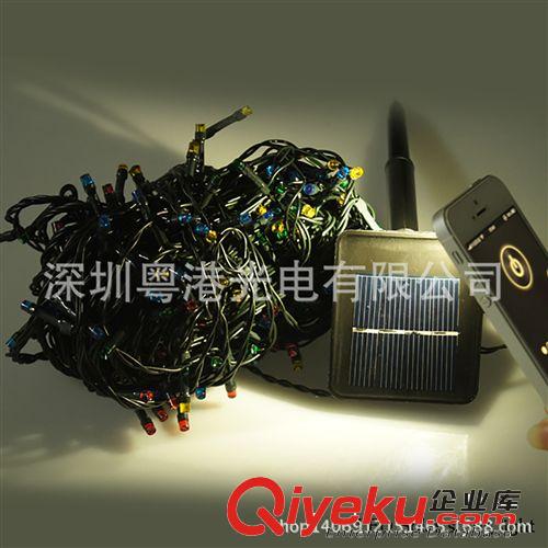 炫彩奪目超贊12米100燈太陽能燈串彩燈閃燈庭院燈戶外燈圣誕彩燈原始圖片3