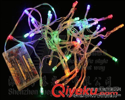 LED電池燈串燈/婚慶用品圣誕裝飾燈節日 電池彩燈 5米50燈電池燈
