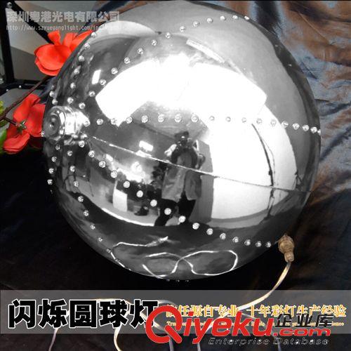 LED彩燈 gd圓球燈中球銀白色 圣誕節日裝飾燈 婚慶商場背景裝飾