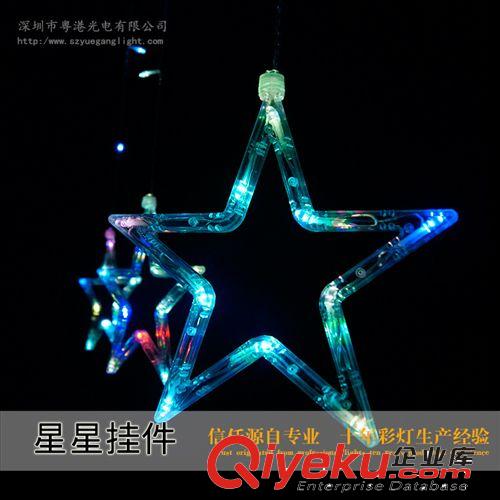 彩燈 閃燈 串燈led滿天星 婚慶裝飾燈 櫥窗店面星星窗簾背景燈原始圖片2