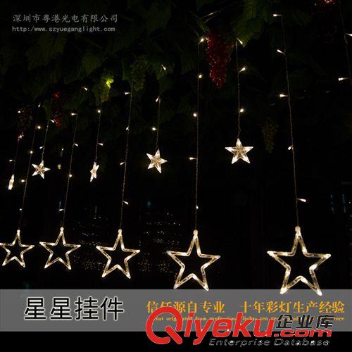彩燈 閃燈 串燈led滿天星 婚慶裝飾燈 櫥窗店面星星窗簾背景燈原始圖片3