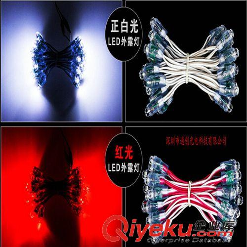 LED外露燈9mm/5V穿孔燈 發(fā)光字串防水廣告招牌led模組