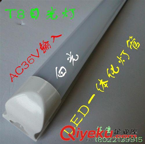 交流36V LED一體化支架日光燈管 T8節(jié)能照明 LED燈管 大量現(xiàn)貨