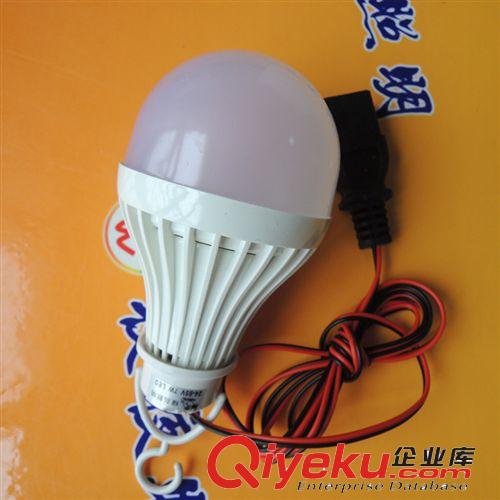 12V節(jié)能燈泡 48V 36v直流球泡LED 汽車電瓶夜市照明低壓白光