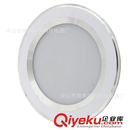 LED節(jié)能筒燈環(huán)保天花墻景射燈電泳白銀邊加厚型3W5W7W9W12W15W18原始圖片2