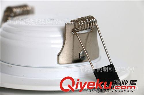LED節(jié)能筒燈環(huán)保天花墻景射燈電泳白銀邊加厚型3W5W7W9W12W15W18原始圖片3