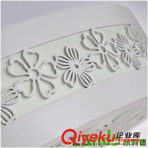 朗利德 LED吸頂燈24W 臥室燈簡(jiǎn)約田園木藝客廳燈書房燈 tj 303
