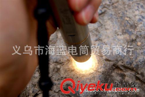 玉石專業(yè)手電筒 CREE Q5   強(qiáng)光電筒 照玉賭石 黃白光 玉石鑒定原始圖片2