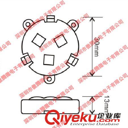 供應(yīng)30mm全彩點光源，LED像素?zé)簦?LED外露燈