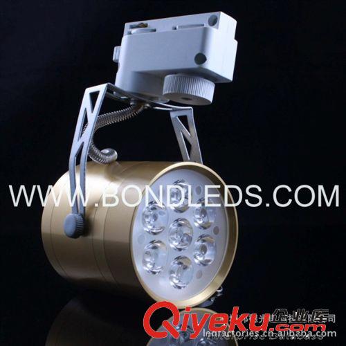 供應5W常規LED軌道燈，金色LED大功率軌道燈原始圖片2