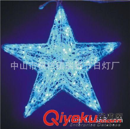 生產(chǎn)直銷LED大立體五角星造型燈掛件燈原始圖片3