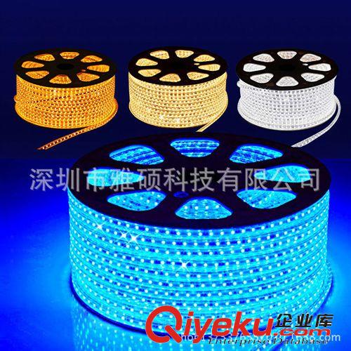 一米60珠防電防水高壓5050LED燈帶 燈條 柔性 軟燈條220v廠家直銷原始圖片3
