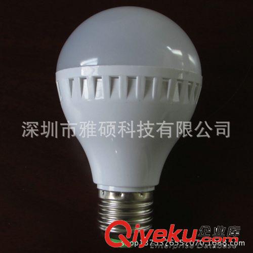 LED塑殼球泡 高亮足瓦LED節能燈泡 大功率