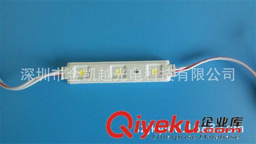 【廠家供貨】 3燈5050LED注塑模組  3燈廣告注塑模組