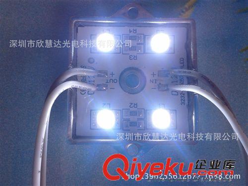 特價(jià)LED四燈模組3535鐵殼 超高亮燈珠 發(fā)光角度大 質(zhì)保兩年 深圳原始圖片2