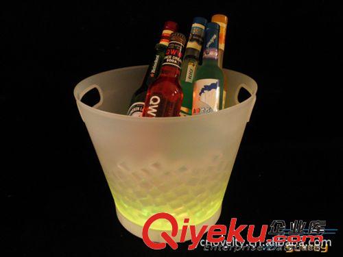 廠家直銷 七彩冰桶 紅酒冰桶 LED變色冰桶 大冰桶 gd亞克力冰桶原始圖片2