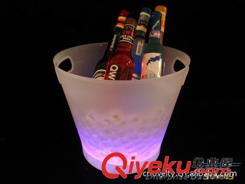 廠家直銷 七彩冰桶 紅酒冰桶 LED變色冰桶 大冰桶 gd亞克力冰桶原始圖片3