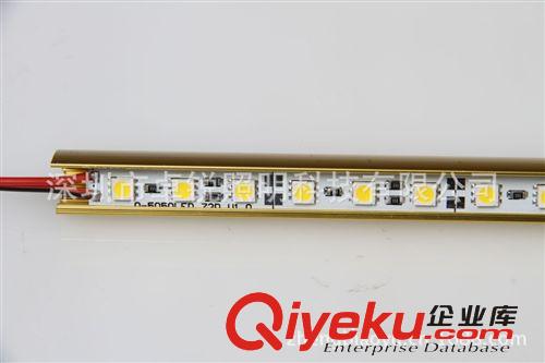 中國深圳LED燈條 金黃色硬燈條 5050 72LED/M原始圖片2