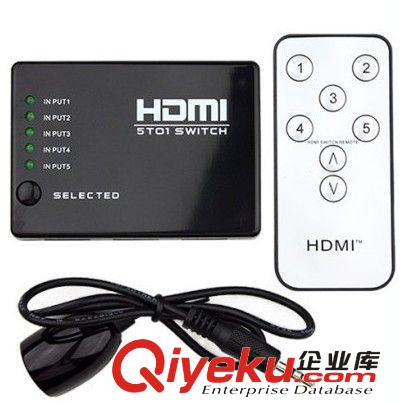 新品 1.4V 迷你HDMI切换器 5切1  支持4K*2K