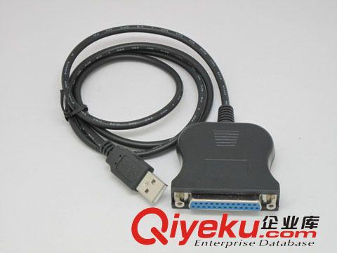 廠家生產(chǎn)USB轉(zhuǎn)并口線 DB25M并口打印線，USB轉(zhuǎn)25孔并口線原始圖片2