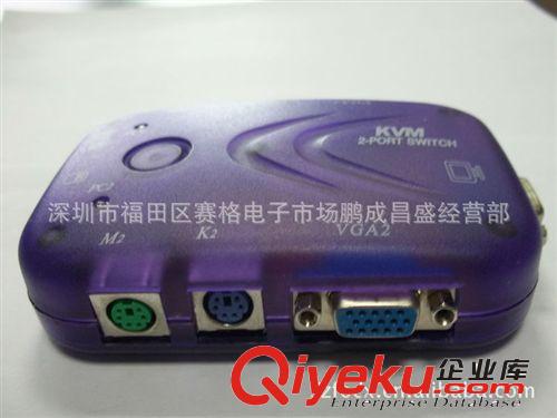 手動多電腦切換器KVM切換器 /PS 生產供應一分二 KVM 切換器批發原始圖片3